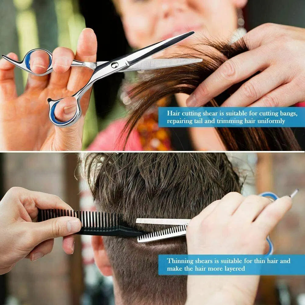 Professional Hair Cutting Thinning Scissors Barber Shears - pet product photo (view 8)