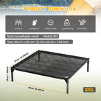 Elevated Mesh Bed for Pets Who Run Hot - pet product photo (view 9)