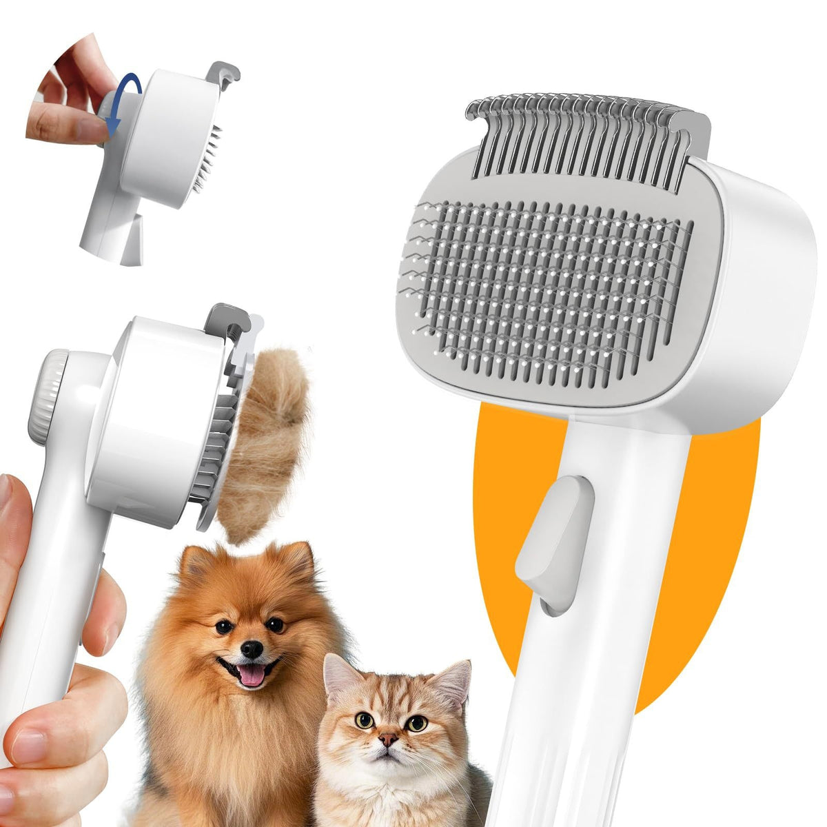 Household Pet Comb Deshedding Tool for Cats - cat product photo (view 6)