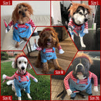 Killer Doll Costume with Wig for Dogs (view 3)