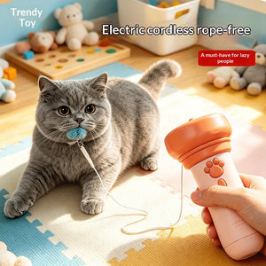 Electric Cat Fishing Rod Teaser