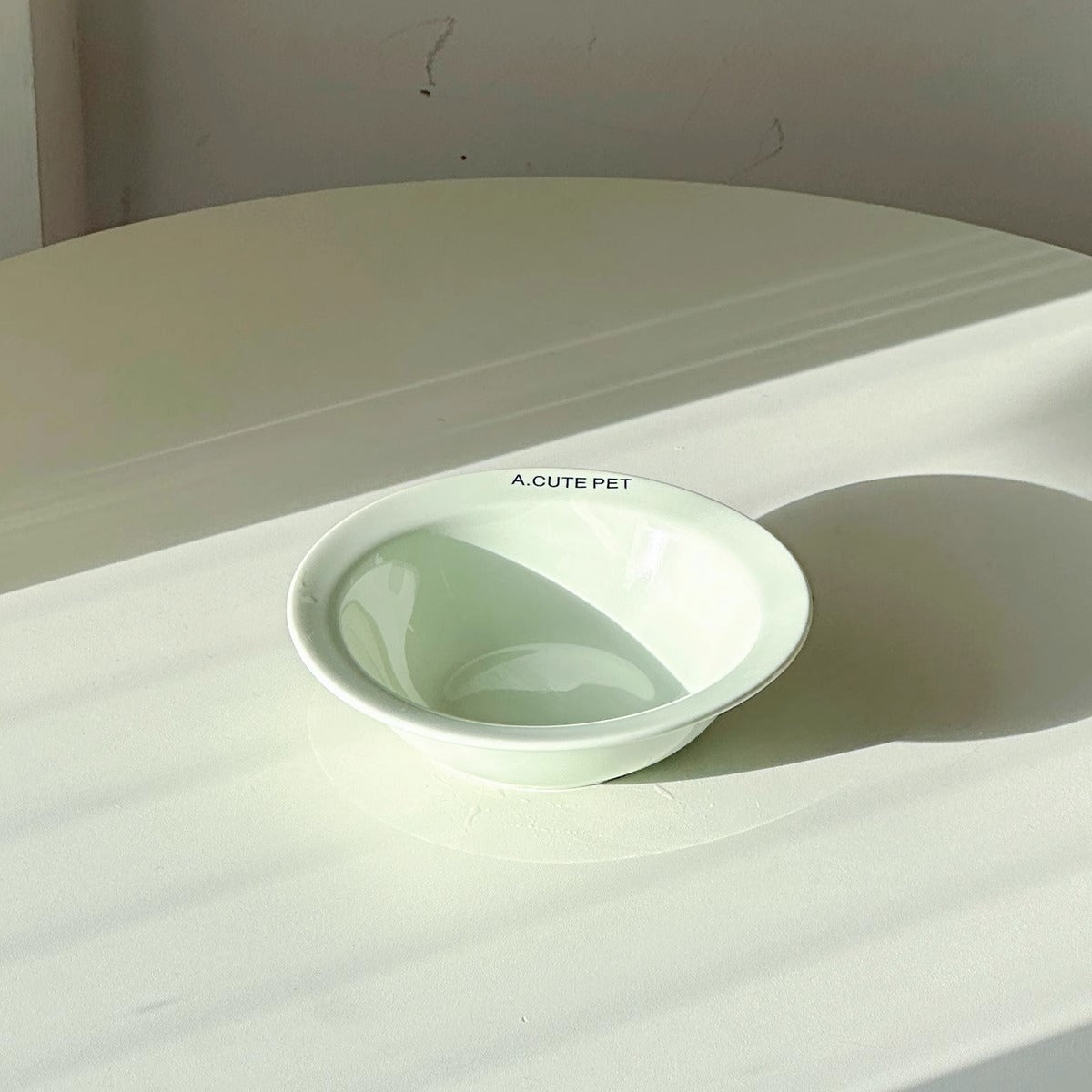 Pet Flying Saucer Cat Bowl Ceramic Flower Stand Cat Food - dog and cat product photo (view 10)