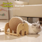 Ferris Wheel Sisal Cat Scratching Ball Roller Vertical Cat - cat product photo (view 2)