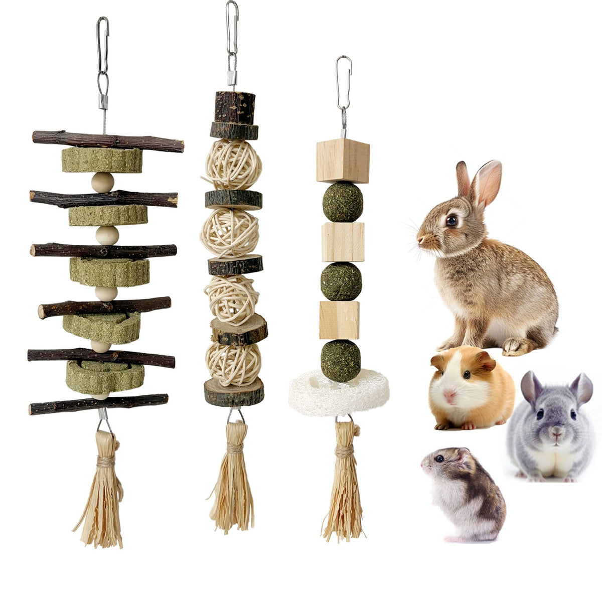 Pet Chew Toy Vine Ball String - dog product photo (view 3)