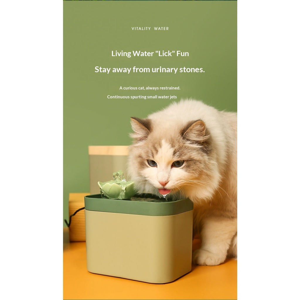 Silent Automatic Circulating Filtered Pet Water Fountain - pet product photo (view 4)