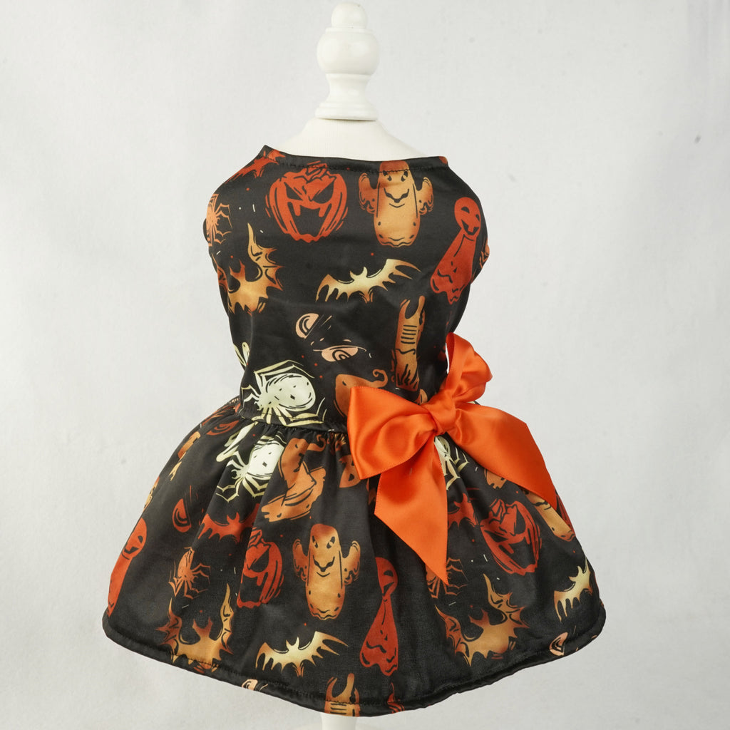 Pumpkin Print Dress for Small Dogs (view 5)