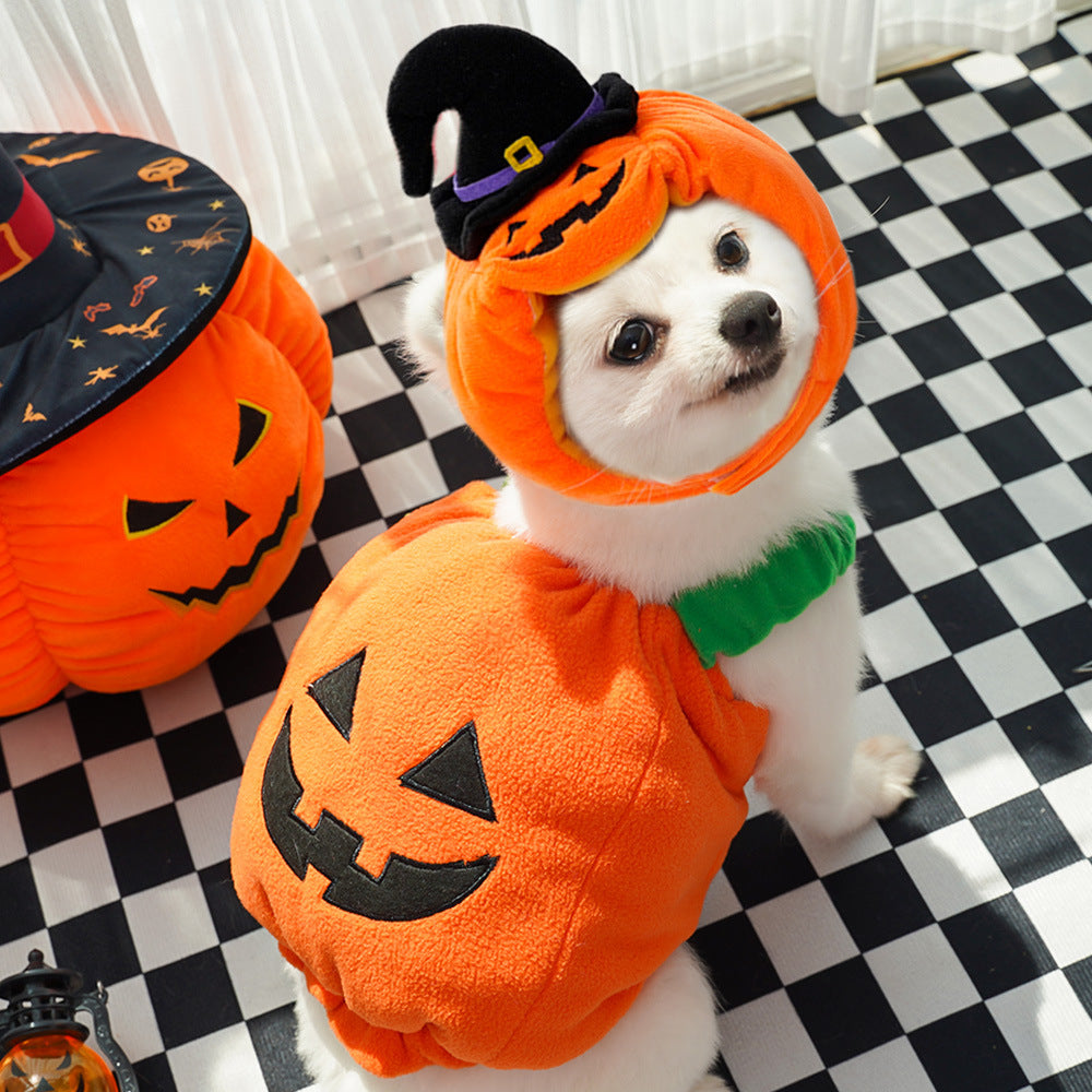 Pumpkin Harness Vest for Dogs (view 4)