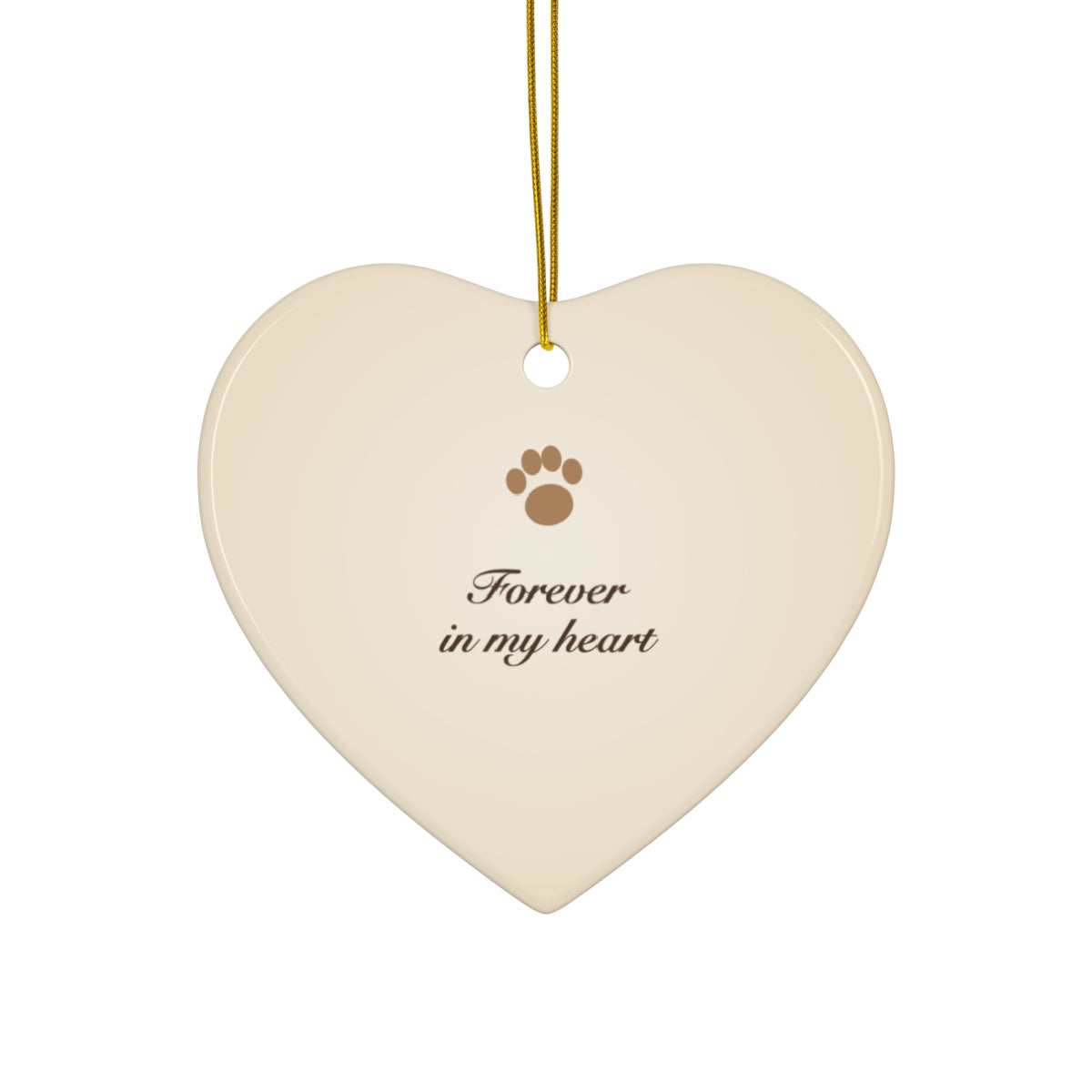 Forever In My Heart Pet Memorial Ornament - dog and cat product photo