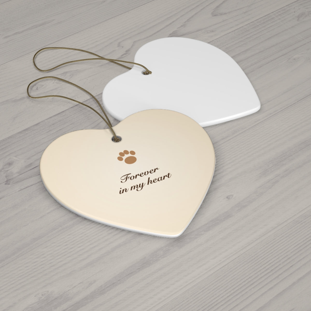 Forever In My Heart Pet Memorial Ornament - dog and cat product photo (view 2)