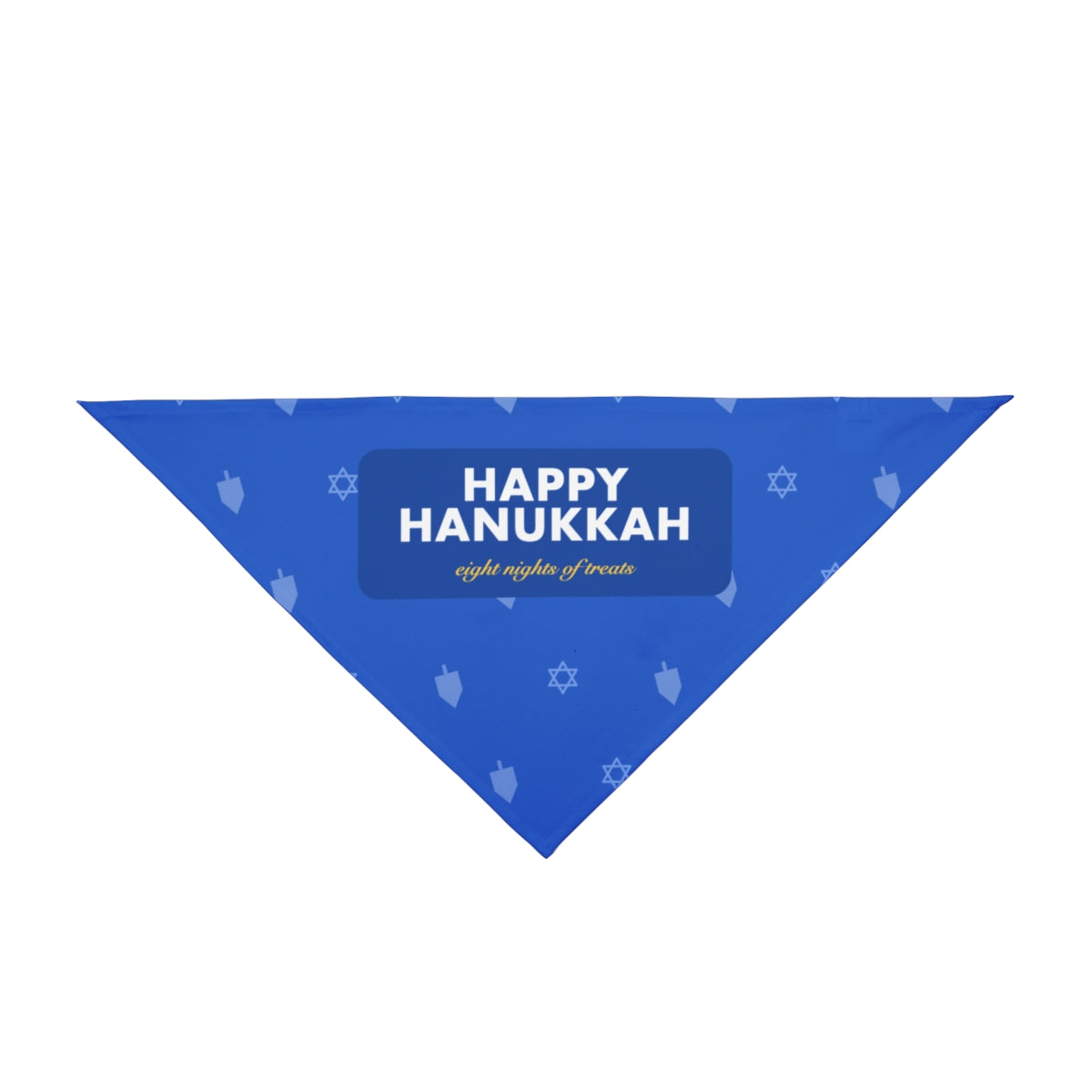 Happy Hanukkah Pet Bandana - dog and cat product photo (view 6)