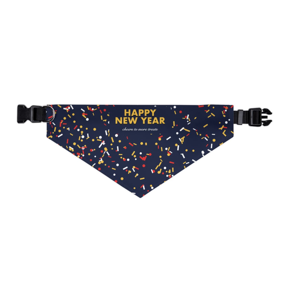 Happy New Year Bandana Collar - dog product photo