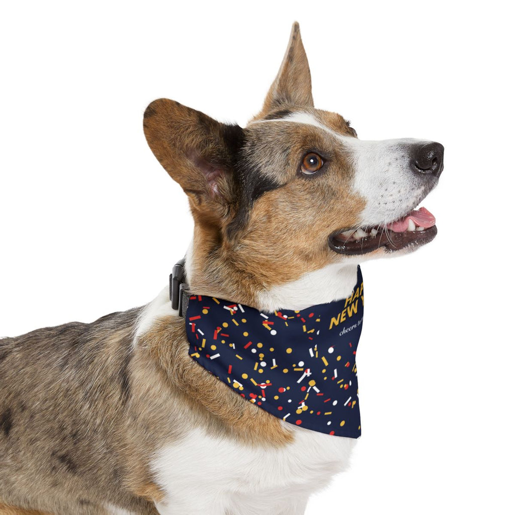 Happy New Year Bandana Collar - dog product photo (view 3)