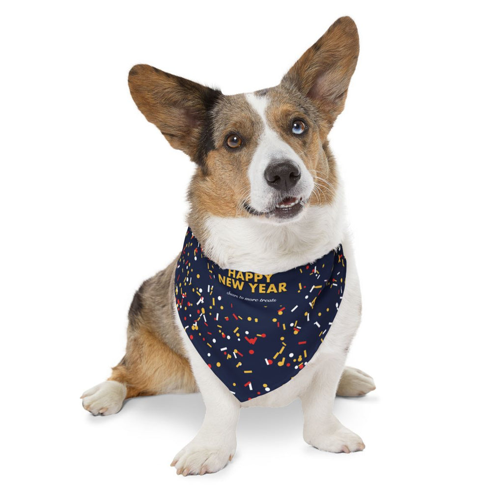 Happy New Year Bandana Collar - dog product photo (view 2)