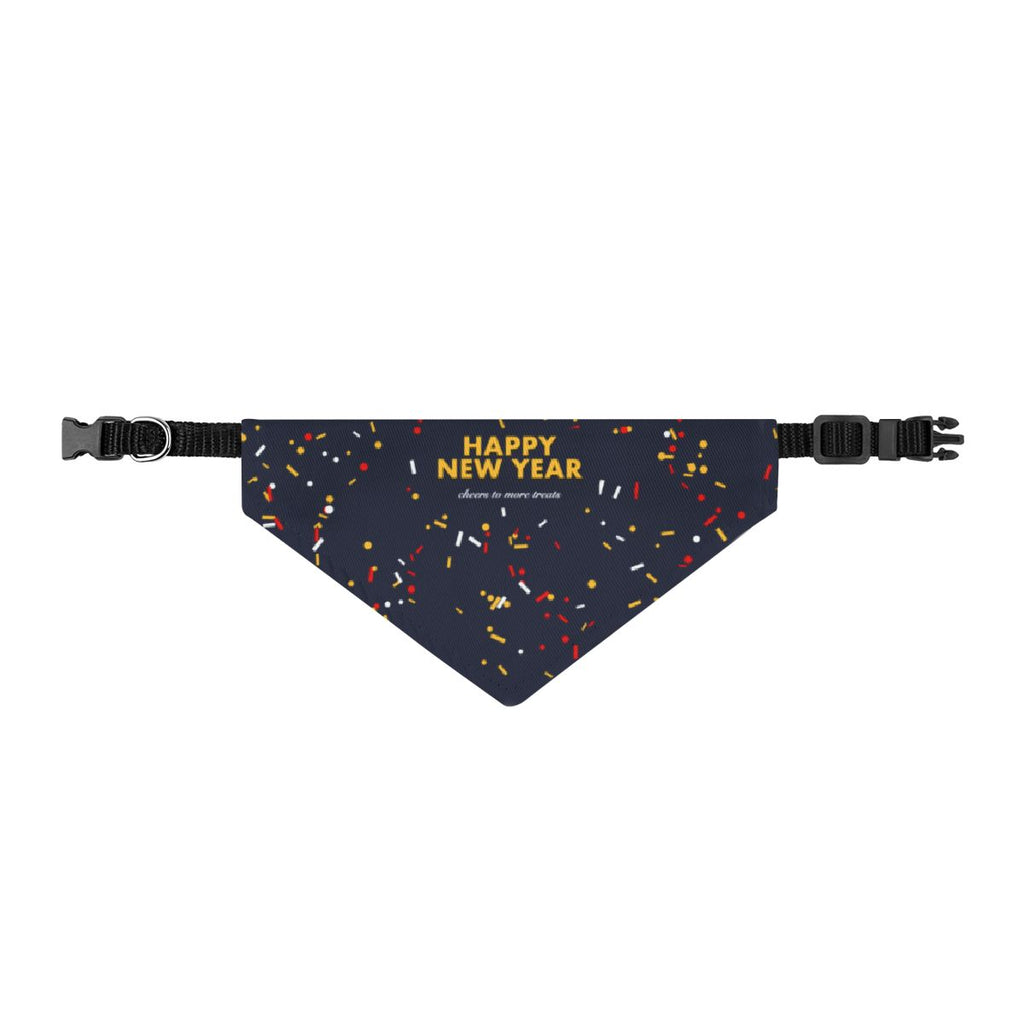 Happy New Year Clip-On Pet Bandana - dog and cat product photo