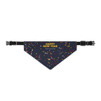 Happy New Year Clip-On Pet Bandana - dog and cat product photo
