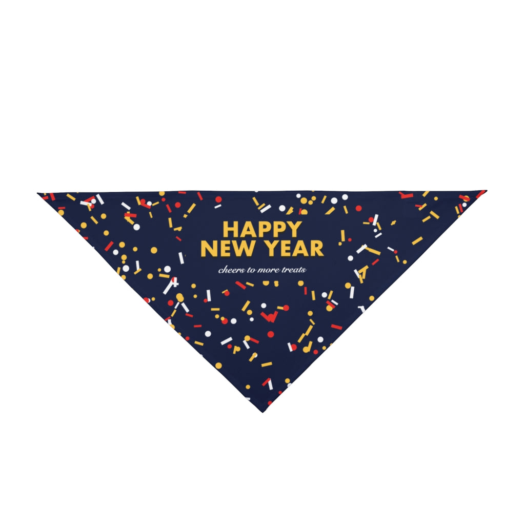 Happy New Year Pet Bandana - dog and cat product photo (view 6)