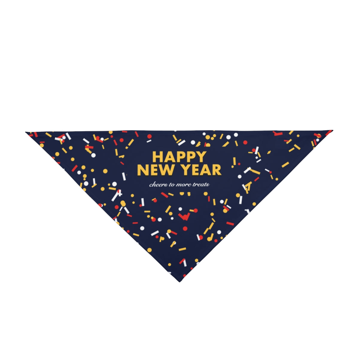 Happy New Year Pet Bandana - dog and cat product photo (view 6)