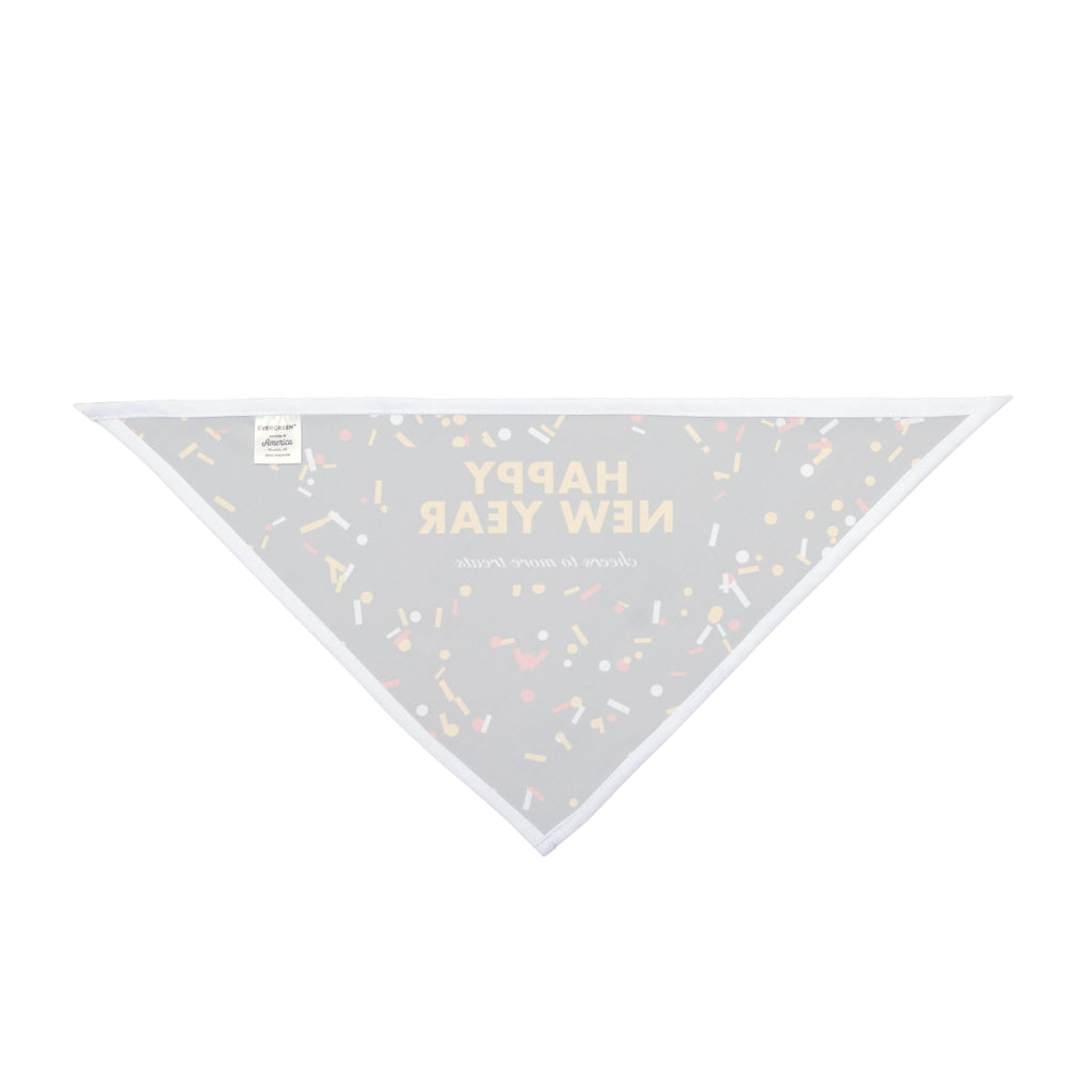 Happy New Year Pet Bandana - dog and cat product photo (view 7)