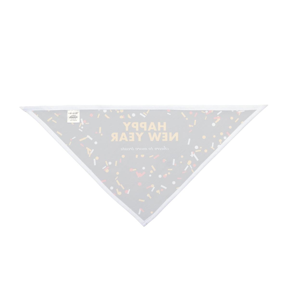 Happy New Year Pet Bandana - dog and cat product photo (view 7)