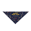 Happy New Year Pet Bandana - dog and cat product photo