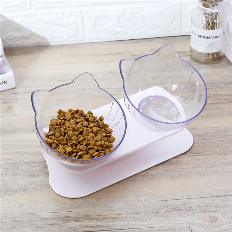 Kitten Bowl Pet Cervical Support Feeding Food Basin - cat product photo
