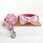 Metal Buckle Dog Collar Leash Bow Tie Accessory - dog product photo