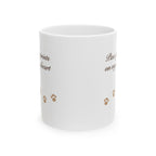 Paw Prints On My Heart Memorial Mug - dog and cat product photo