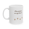 Paw Prints On My Heart Memorial Mug - dog and cat product photo (view 3)