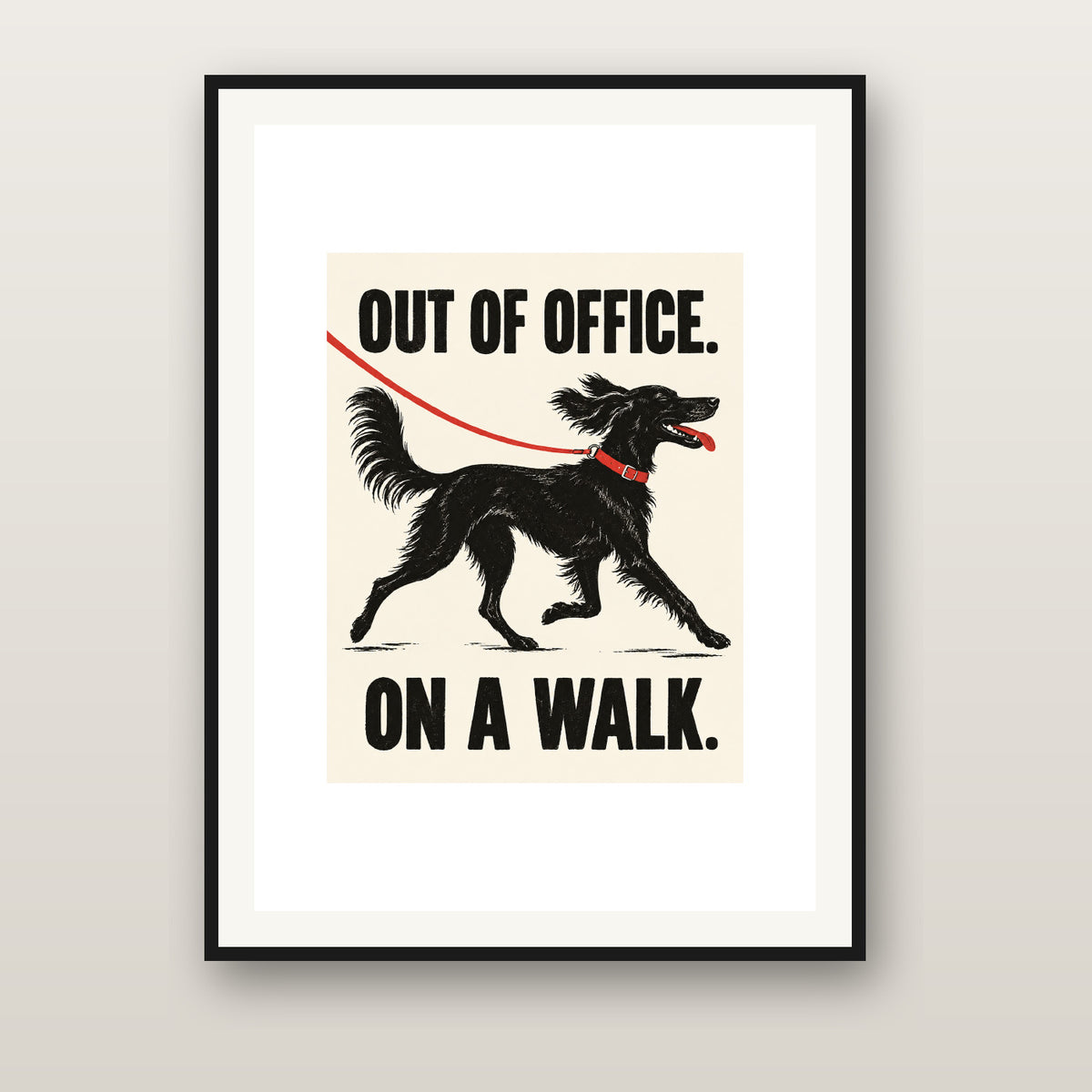 Out of Office. On a Walk. detail