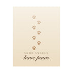 Some Angels Have Paws Memorial Print - dog and cat product photo (view 2)