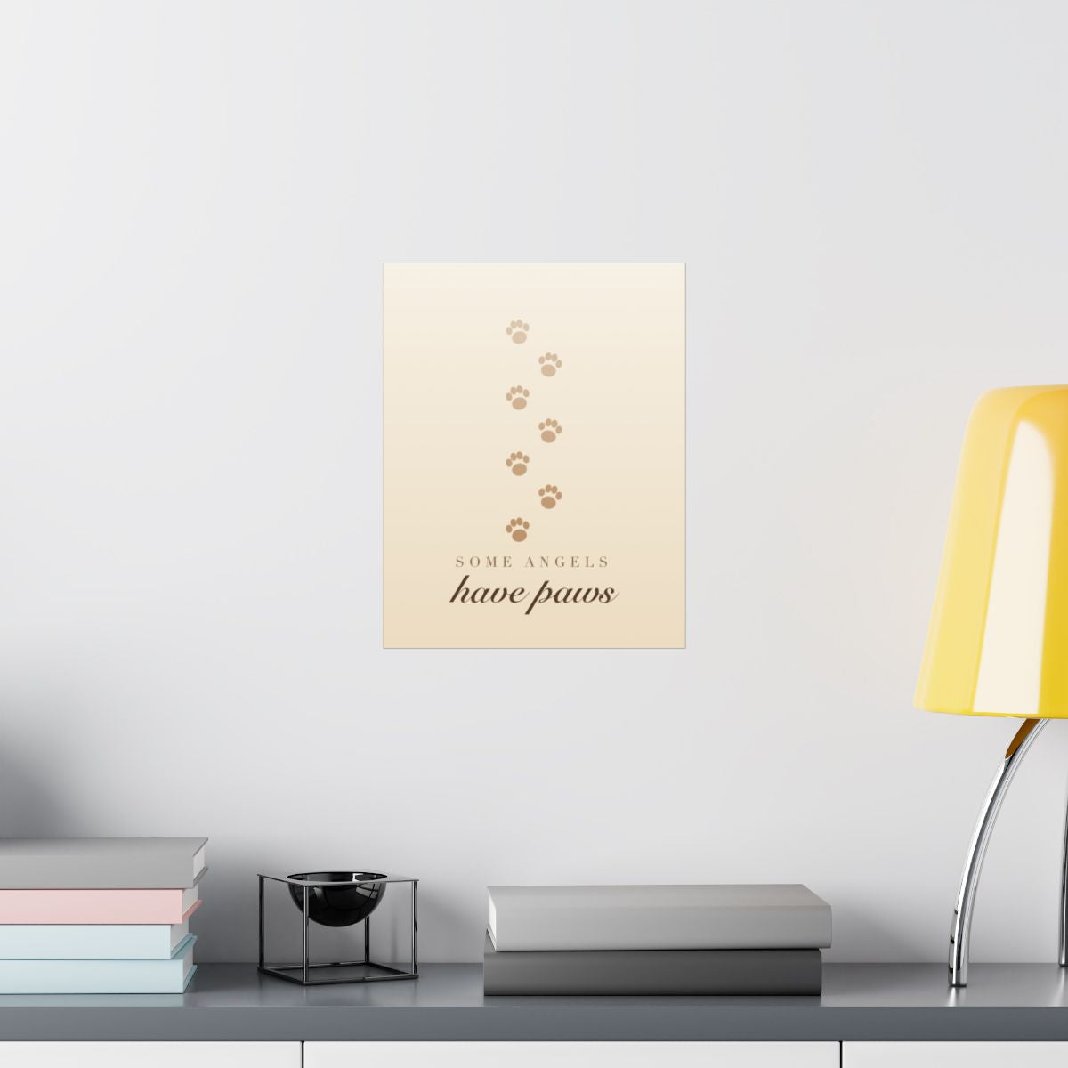 Some Angels Have Paws Memorial Print - dog and cat product photo (view 8)